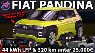 FIAT PANDINA  Billiger als der Citroen eC3 [upl. by Litch308]