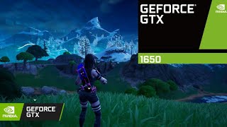 Fortnite on GTX 1650 4GB  1080p Low Settings [upl. by Haya]