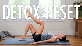 Detox and Reset  40Minute Yoga Practice [upl. by Enomrej]