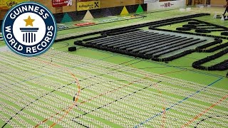 Epic domino show  Guinness World Records [upl. by Anoniw]