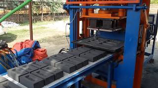 Fly Ash Brick Making Machine 6 Pcs Each Stroke [upl. by Christabel74]