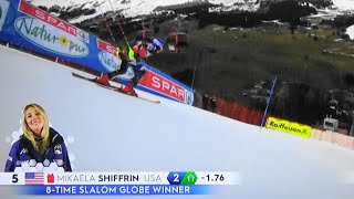 Mikaela SHIFFRIN  WINNER 97  Women´s Slalom  Saalbach  2024 [upl. by Nahshon258]