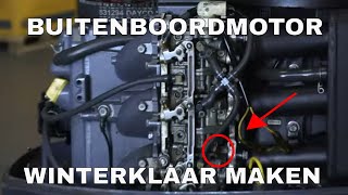 BUITENBOORDMOTOR WINTERKLAAR MAKEN [upl. by Magena]