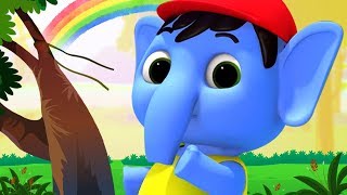 Ek Mota Hathi Hindi Rhyme  Indian Nursery Rhymes Hindi  एक मोटा हाथी  Kids TV India  Hindi Poems [upl. by Arehahs]