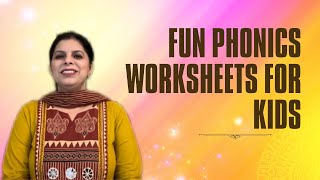 Fun Phonics Worksheets for Kids [upl. by Ahsikan]