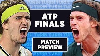 Zverev vs Rublev  ATP Finals 2024  Tennis Preview amp Prediction [upl. by Atirma]