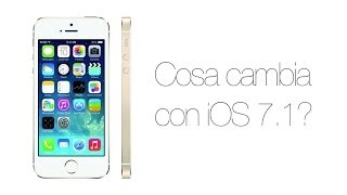 iOS 71 ecco cosa è cambiato  iPhoneItalia [upl. by Lucey389]