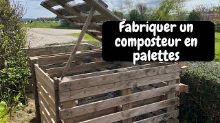 DIY COMPOSTEUR EN PALETTES [upl. by Janel]