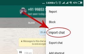 HOW TO IMPORT AND EXPORT WHATS APP CHAT IN 2019 Purna rao raparthi [upl. by Hgielsel]