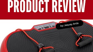 Vibration Plate review Just Stand amp Shake the Pounds Offquot [upl. by Maccarthy]