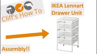 IKEA LENNART Drawer Unit Assembly [upl. by Sible]