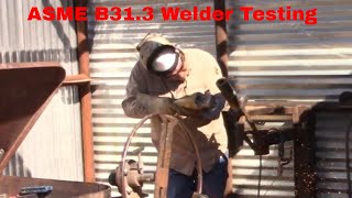 Welder Testing ASME B313 [upl. by Dnallor]