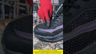 Safety shoe quality testingsteeltoeshoes sneakers safetyfootwear [upl. by Eninnaj]