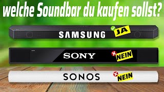 TOP 5  Beste SOUNDBAR 2024 Vergleich der besten Soundbars auf Deutsch BoseSonosSamsung [upl. by Nuahsal799]