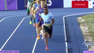 Mens 4x400 Relay Final  Botswana and South Africa Pull Off Another 12 Finish  ft Letsile Tebogo [upl. by Giffard292]