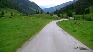 Autofahrt vom Hintersee im Felbertal zur Felbertauernstraße weiter bis Mittersill [upl. by Hawken346]