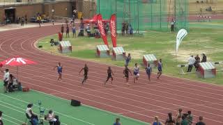 Liam Buck  100m amp 200m at Western Cape High School Champs 2018 [upl. by Blondie]