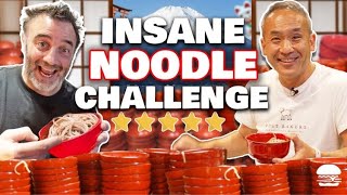 I challenged RyotarosJapan to Japan’s Most Insane Noodle Challenge [upl. by Iverson77]