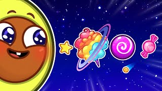 Planet Om Nom Nom🪐 Solar System for Baby 🚀  Kids Cartoons and Nursery Rhymes [upl. by Nnaeirelav]