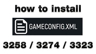 How to install gameconfig for GTA 5 v3258 and v3274 and v3323  Where to find and GAMECONFIG [upl. by Nessi]