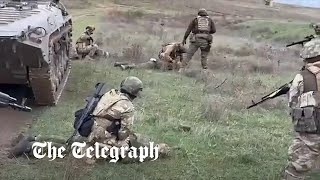 Russian soldiers surrender to Ukrainian forces as Kherson fighting rages on [upl. by Sexton277]