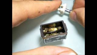 Toggle switch disassembly [upl. by Gavrilla]