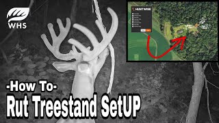 How To Hang A Morning Rut Treestand [upl. by Ahsenwahs629]