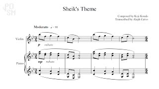 Sheiks Theme Sheet Music [upl. by Furlong130]