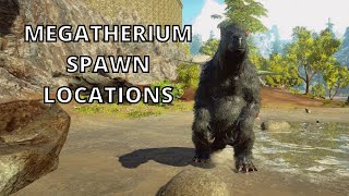 ARK Lost Island  Megatherium Spawn Locations [upl. by Lukasz330]