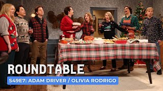 Adam Driver  Olivia Rodrigo SNL Roundtable  S49 E7 [upl. by Newton]