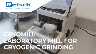 CryoMill  Laboratory mill for cryogenic grinding RETSCH cryomill laboratoryinstruments [upl. by Nylirehs]