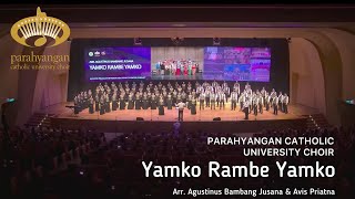 Arr A Bambang Jusana amp Avip Priatna  Yamko Rambe Yamko  Parahyangan Catholic University Choir [upl. by Lalise856]