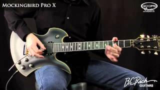 BC Rich Pro X Mockingbird Electric Guitar Specs amp Demo [upl. by Harrus]