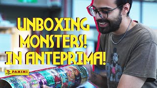 UNBOXING in ANTEPRIMA delle nuove carte Panini MONSTERS con Dario Moccia [upl. by Yurt]