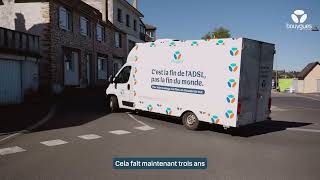 Nos camions Fibre viennent à votre rencontre   Bouygues Telecom [upl. by Felt]