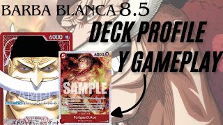 DECK BARBA BLANCA SHIROHIGE 85 UN DECK SUPER AGRESIVO DECK PROFILE Y GAMEPLAY onepiece tcg [upl. by Meehahs383]