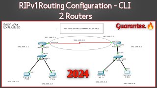 How to Configure RIP Version 1 RIPv1 on Cisco router  Expert Guide  Cisco Packet Tracer 🛜 [upl. by Janeczka709]