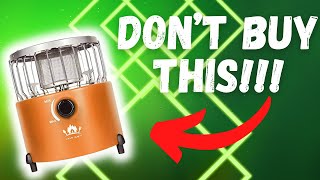 WORST Camping Gadget EVER 2in1 Heater amp Stove Review [upl. by Manella589]