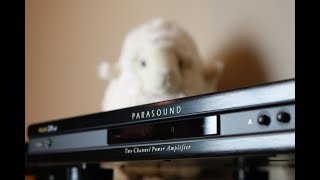 Review The Parasound New Classic 275 v2 stereo amp A GREAT value [upl. by Lemar62]