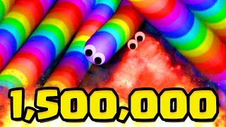 SLITHERIO 1500000 WORLD RECORD SPECIAL Slitherio Team Gameplay [upl. by Danieu]