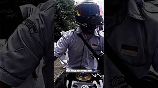 Ketika jemput sekolah pake zx25r Auto jadi Pusat perhatian motovlog viral [upl. by Ahsiri]