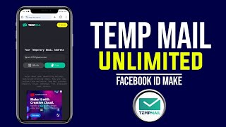 How To Use Temp Mail  Fake Mail  Unlimited Facebook Id Make [upl. by Alberik]