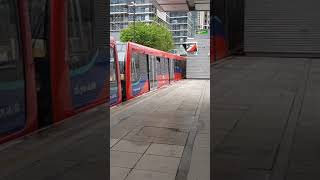 DLR 154  145  119 departing Canning Town Station on 150521 Shorts [upl. by Bourne459]