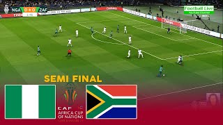 Nigeria 🆚 South Africa  Semi Final African Cup of Nations 2023  Full Match  eFootball PES [upl. by Osugi]