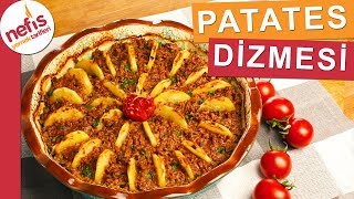 Fırında Kıymalı Patates Dizmesi  Çok Pratik Fırın Yemeği [upl. by Bred]