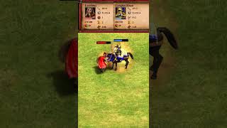 Leonidas vs Genghis Khan AoE2 Shorts [upl. by Esirehs]