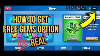 How to get free gems option in Stumble guys Get free gems🤪🤪🤪 [upl. by Danny]