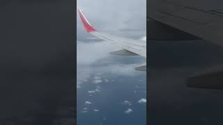 Flying above the Laccadive Sea ocean clouds flight flying Sea [upl. by Ttergram933]