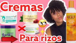 CREMAS DE PEINAR para el cabello RIZADO 3b 3c y AFRO 👌 [upl. by Persis]