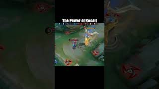 The Power of Recall 🥹😂 mobilelegends mlbb funny [upl. by Philps896]